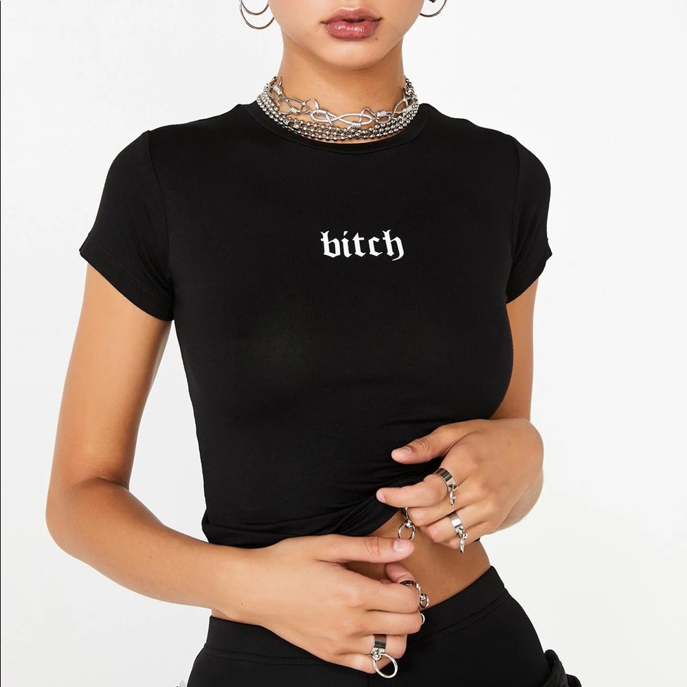 Poster Grl Bish I Might Be Cropped Tee